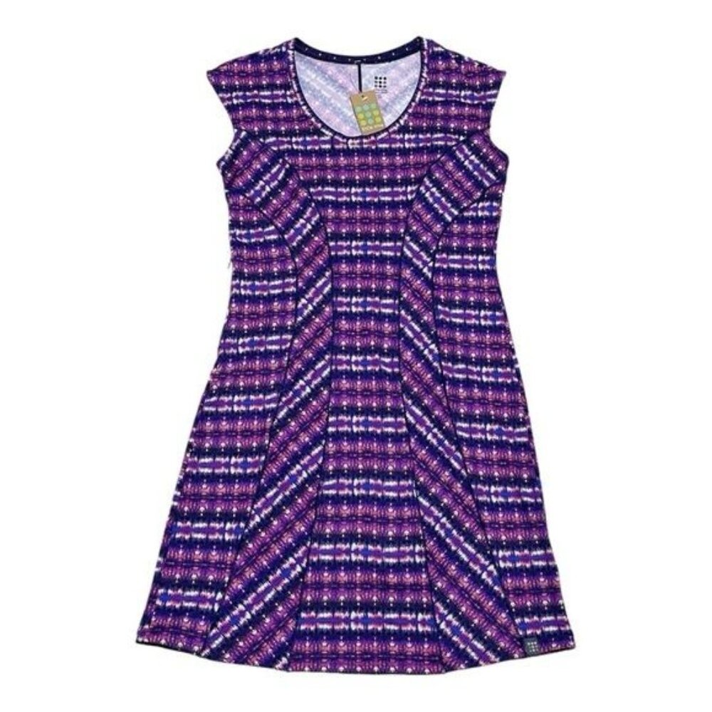 NWT Title Nine Dream Mini Dress Size S Stretch Polyester Spandex Zipper Pocket